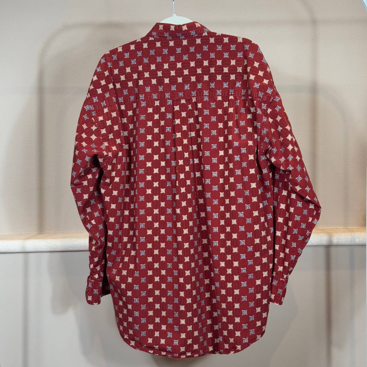 camicia fantasia geometrica
