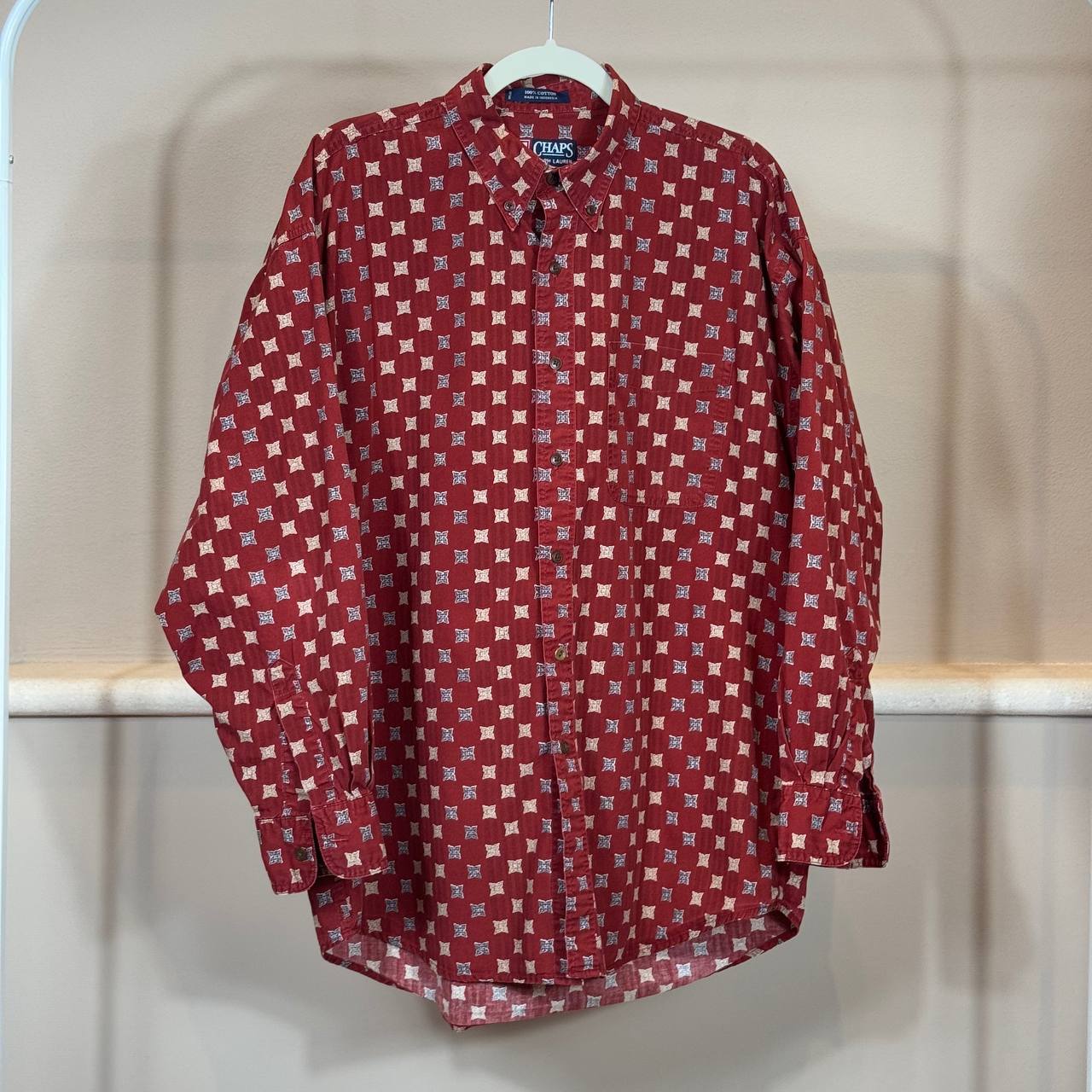 camicia fantasia geometrica